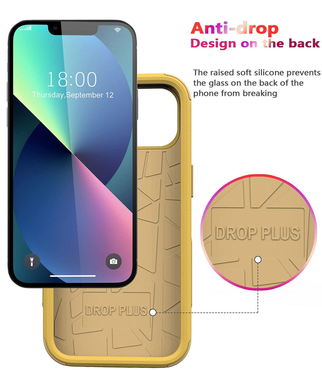 Diverbox for iPhone 13 Case [Shockproof] [Dropproof] [D
