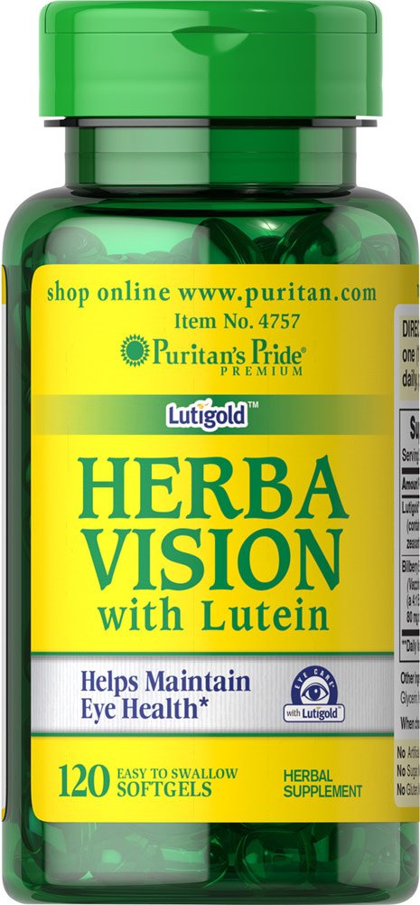 Puritan&#39;s Pride Herbavision with Lutein and Bil