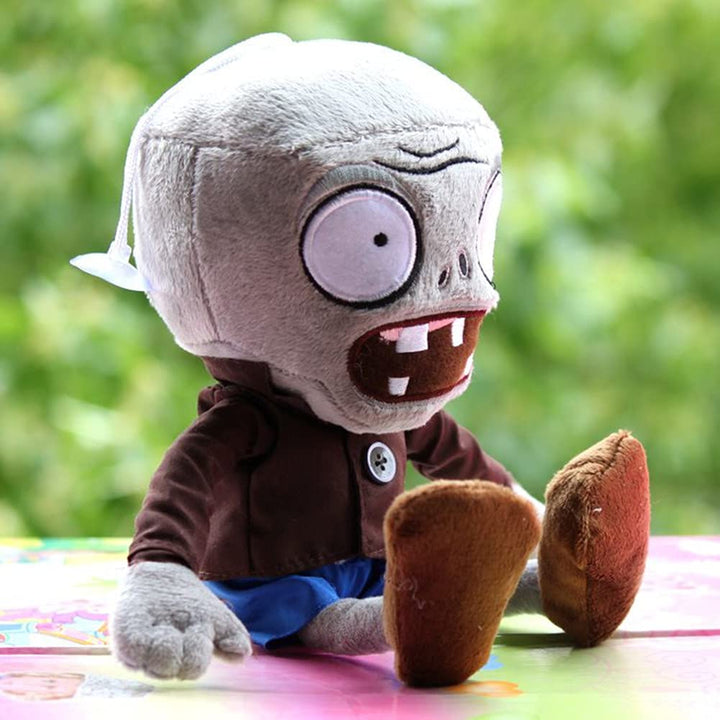 JHESAO 12 PVZ Plush Zombies Brown Coat Toys Normal Zomb