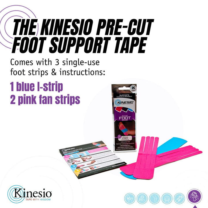 Kinesio Pre-Cut Application Foot Tape