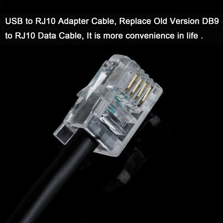 Suamdoen USB RS232 to RJ9 Serial Cable for PC Connect f