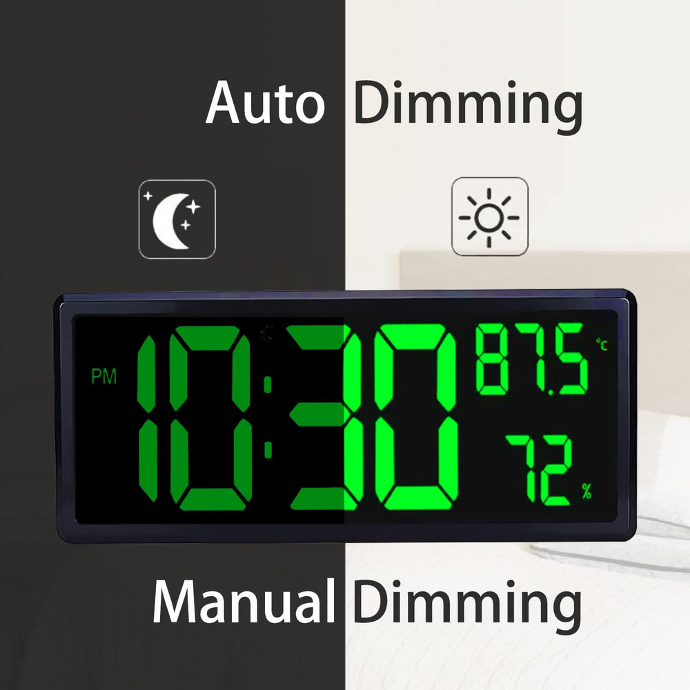 Digital Clock Large Display, Yaboodn Large Digital Wall