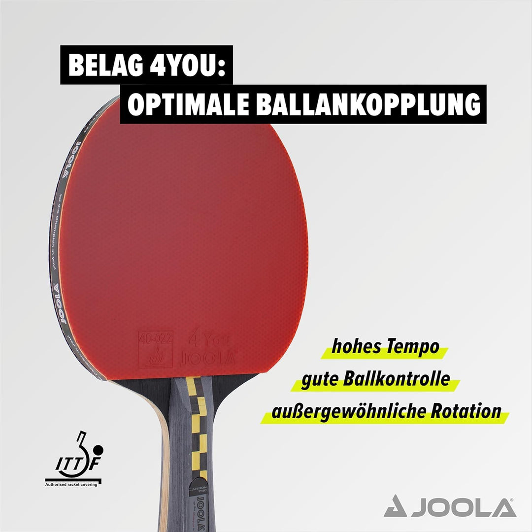 JOOLA Carbon Pro Professional Ping Pong Paddle - Racket