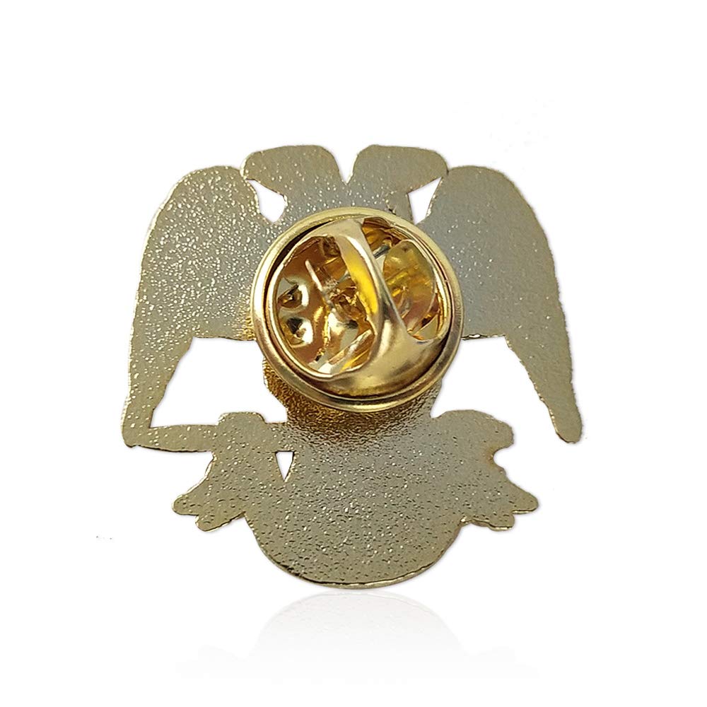 Scottish Rite 32nd Degree Masonic Lapel Pin Badge