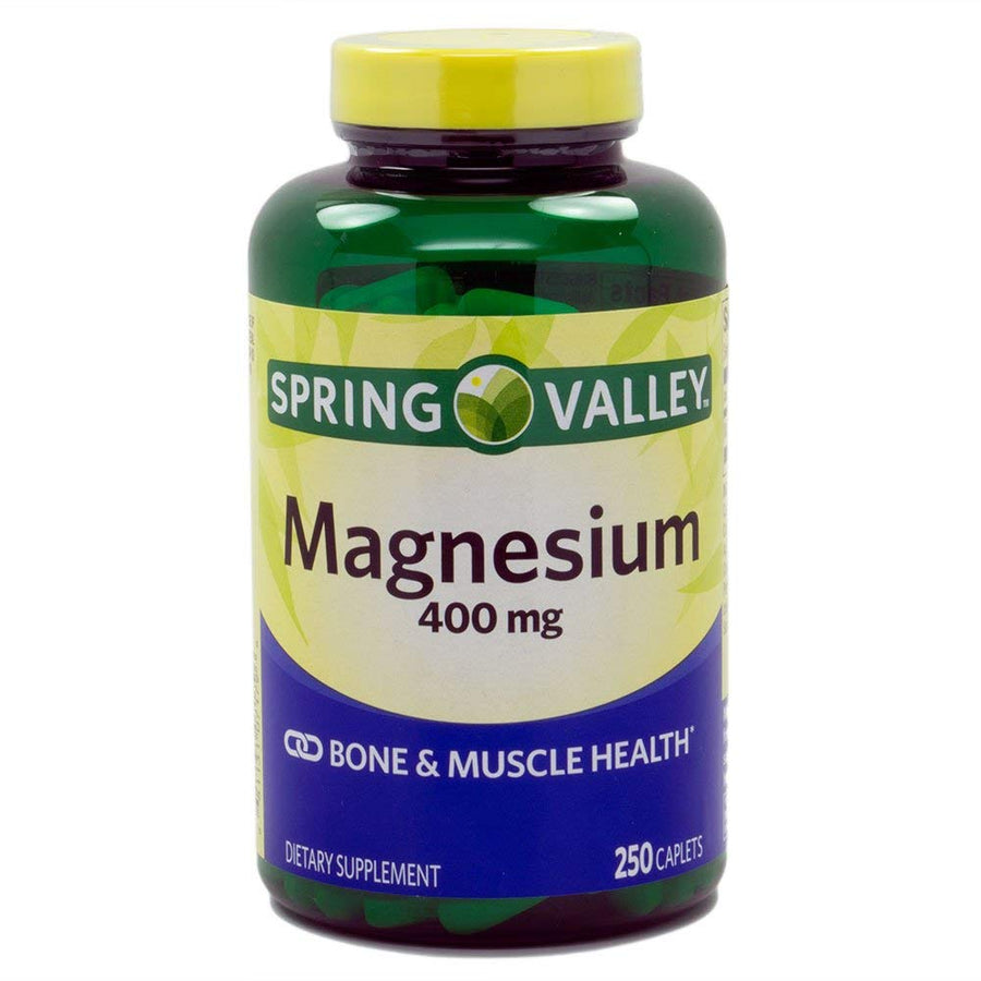 ONLY 1 IN PACK Spring Valley Magnesium 400 Mg, 250 Tabl