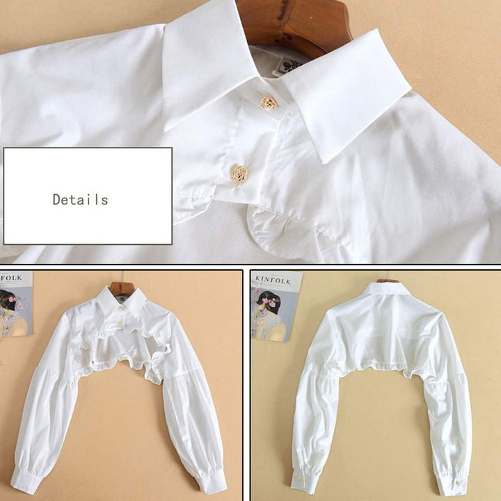 Elegtiskas Detachable Dickey Blouse False Collar Half S