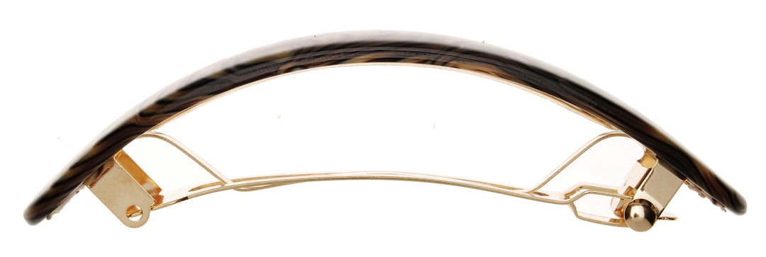 Oval Volume Barrette - Onyx