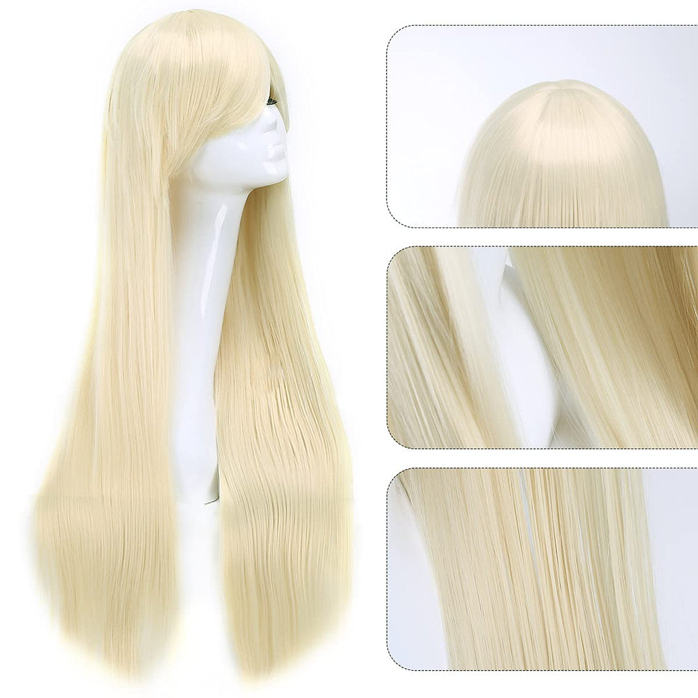 AKStore Wigs 32 80cm Long Straight Anime Fashion Women&