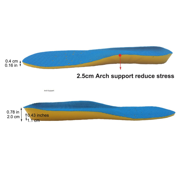 Basmile Shoe Insoles, Orthotic Insoles, Memory Foam Ins