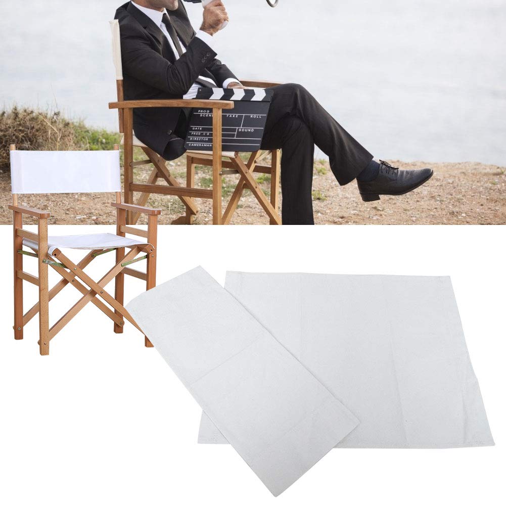 Directors Chair Canvas Replacement, 1 Set White Chair C
