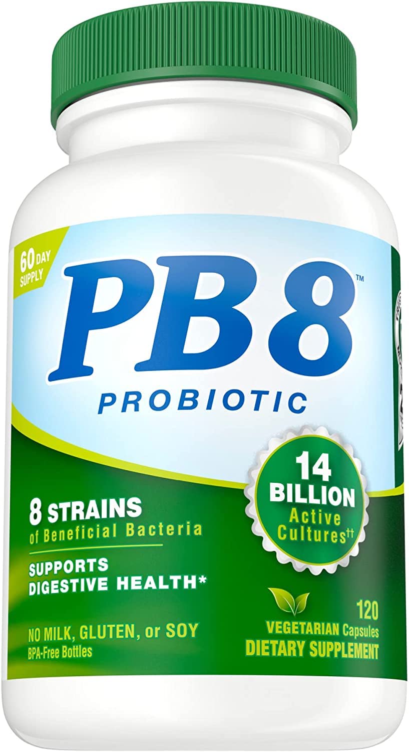 PB8 Pro-Biotic Vegetarian Acidophilus - Pack of 3 - 120 Capsules Each