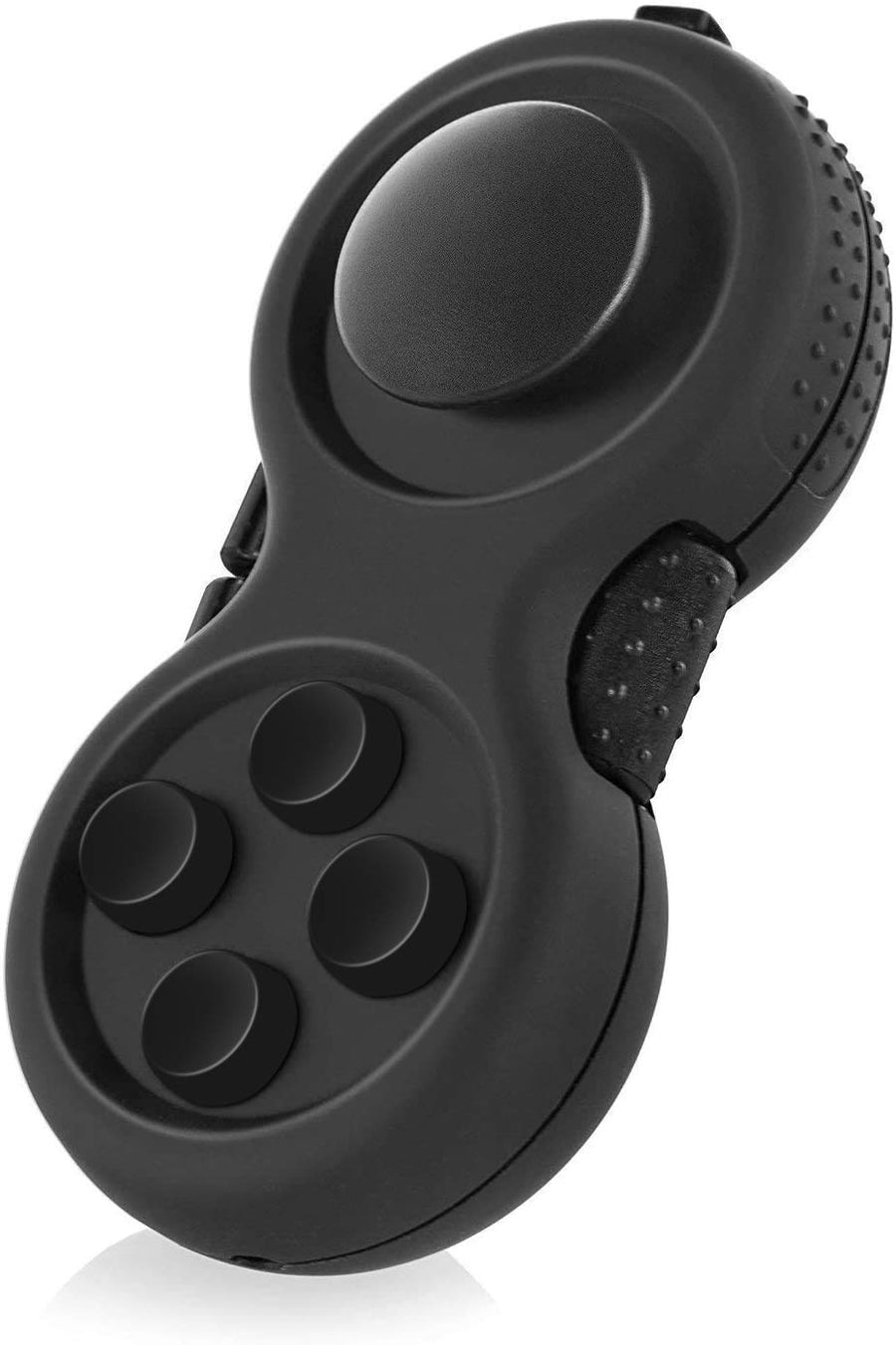 Original Fidget Toy Game, Rubberized Classical Controller Fidget Concentration Toy with 8-Fidget Functions and Lanyard - Excellent for Relieving Stress and Anxiety