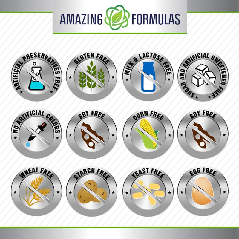Amazing Formulas Taurine Amino Acid Supplement | 1000 M