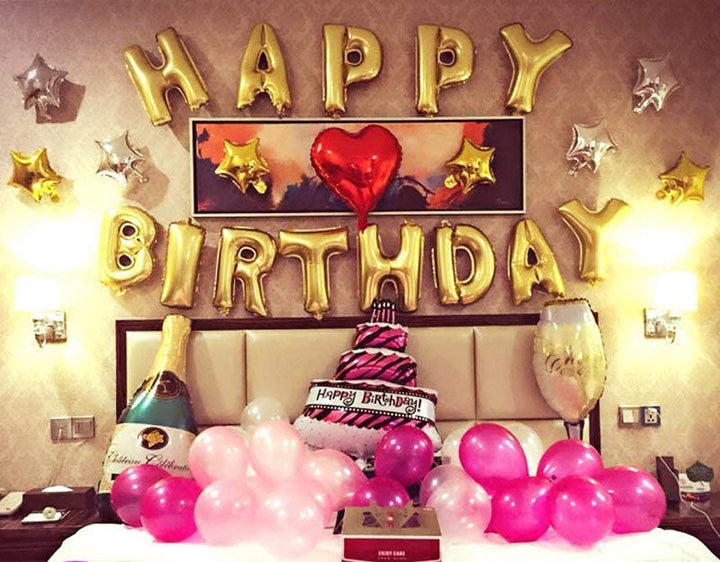 Silver Happy Birthday Sign Banner Balloons, 16 Inch Myl