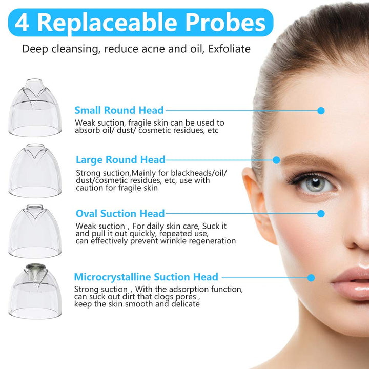 Blackhead Remover Vacuum, Visible Blackhead Remover With 5.0MP Camera -20x Microscope, Upgraded Pore Vacuum Cleaner