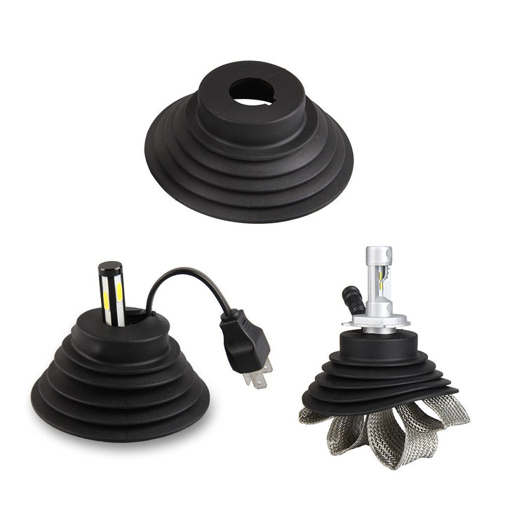 CAR ROVER Car Headlight Seal Dustproof Cover for H1 H4 