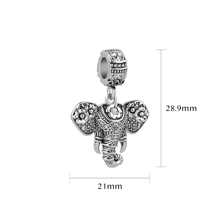 Dangle Lucky Number 1 Charm Beads Compatible With Pandora Charms Bracelets