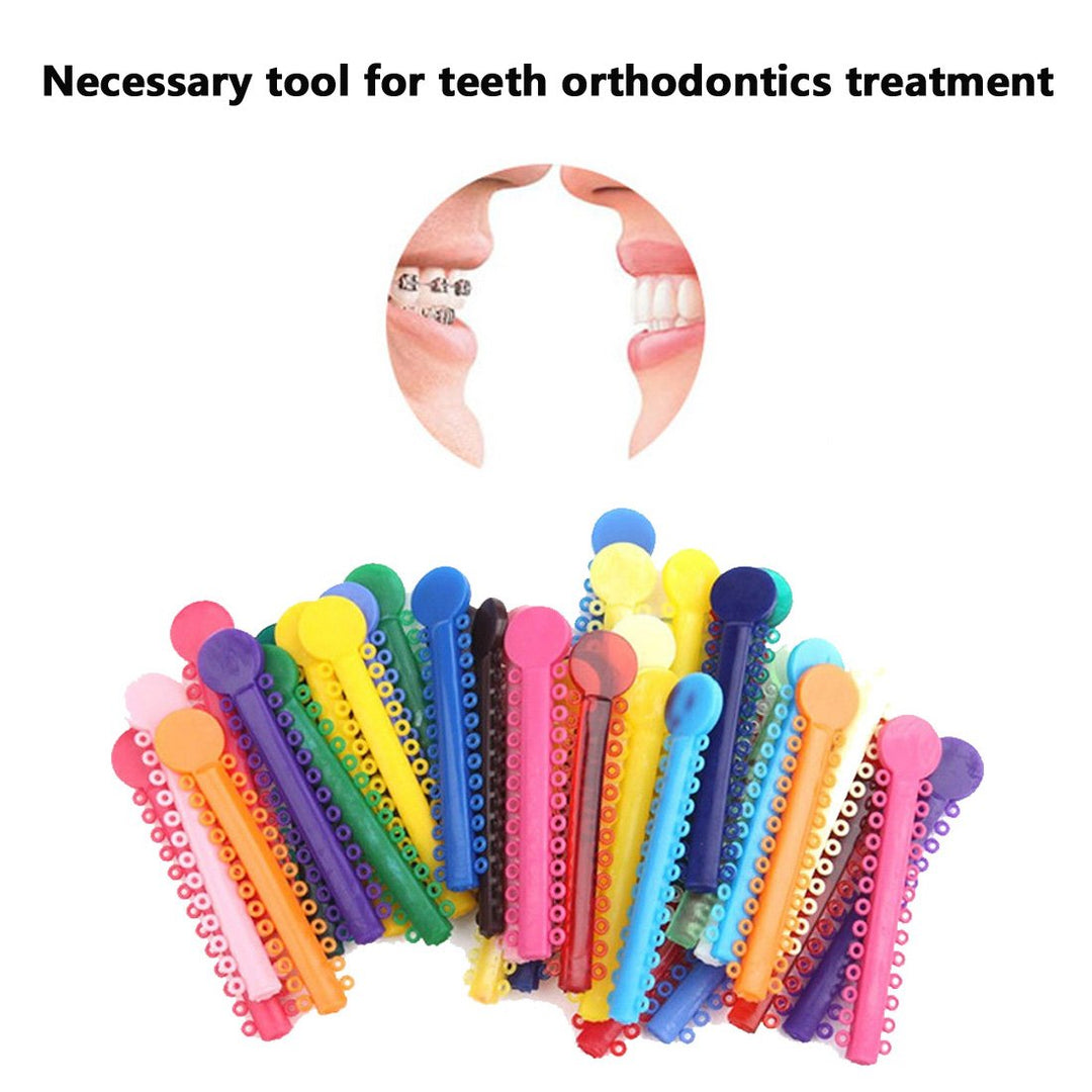 Wecando Orthodontic Ligature Ties Multi-color Orthodont