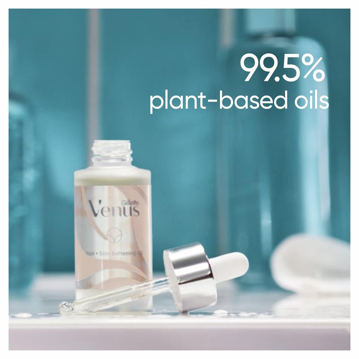 Gillette Venus Intimate Grooming Softening Oil for Bikini Pubic Hair and Skin, 1 oz