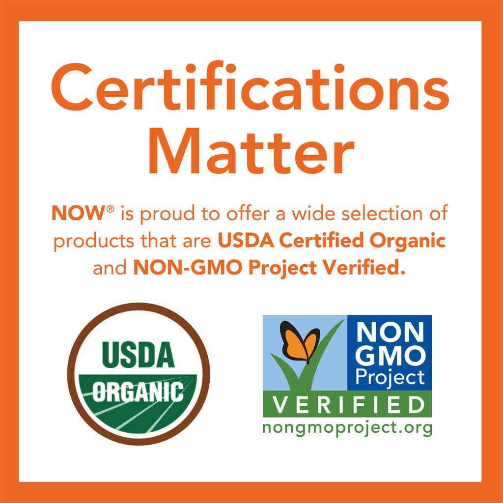 Now - Organic Inulin Powder 8 Oz
