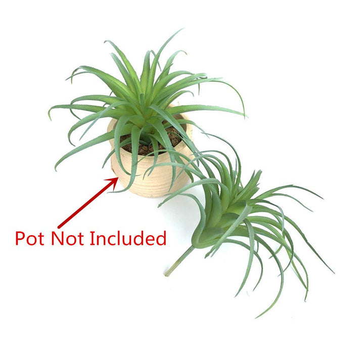 2 PCS Artificial Succulents Plants Flocking Cactus Succulent Bouquet Arrangements Faux Greenery Plants DIY for Garden Decor Home Decoration