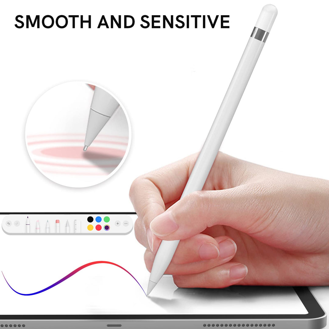 Pencil Tips for Apple Pencil 2nd 1st Gen, Apple Pencil Pro &amp; USB-C, Upgraded Metal Wear-Resistant Pen Like Tips, Fine Point Precise Control Tips for Apple Pencil