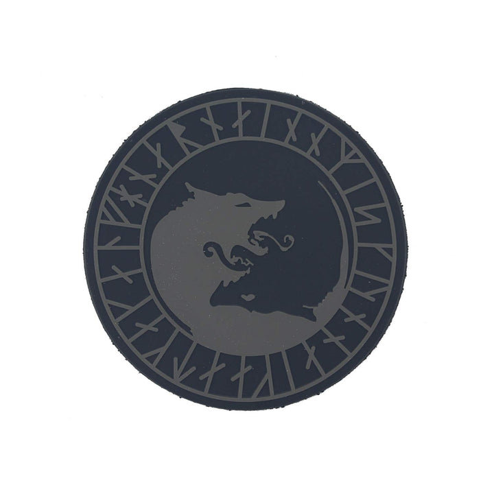 Patch - Viking Wolf Tactical PVC Patch Viking Wolf Badge Sew On Patches Hook-Back Adhesion