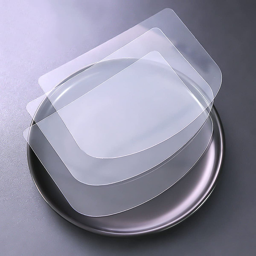 25 PCS Transparent Cake Cream Scraper Plastic Cake Scraper Decorating Clear Icing Comb Contour Decorating Set for Bread Pastry Cake Decorating Supplies DIY Kitchen Bakery Baking Tool