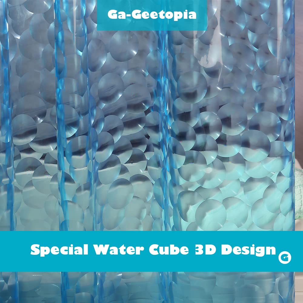 Ga-Geetopia EVA 3D Blue Pearl Water Cube Plastic Shower