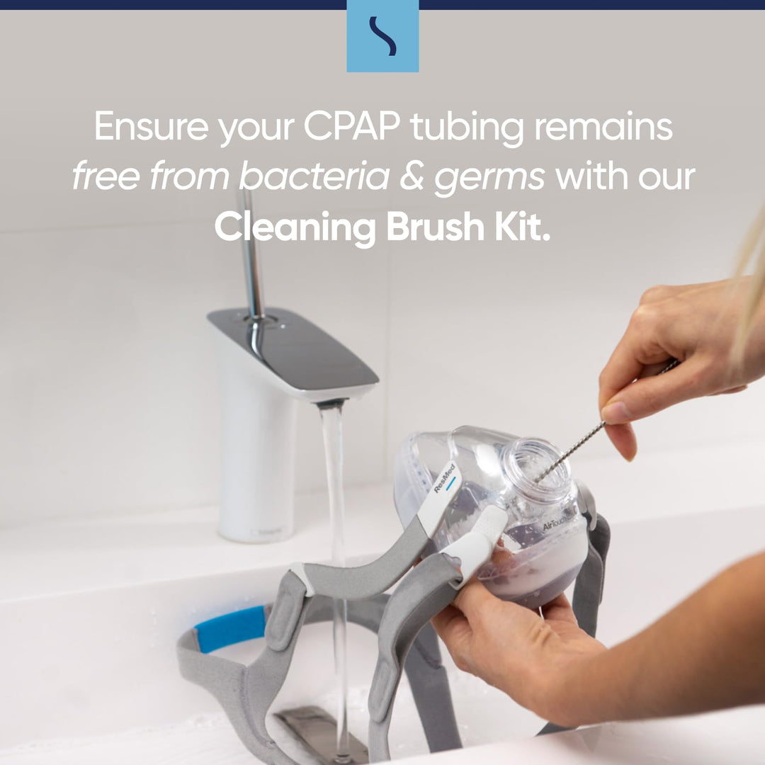 CPAP Tube Cleaning Brush by Snugell - Tube and CPAP Mas