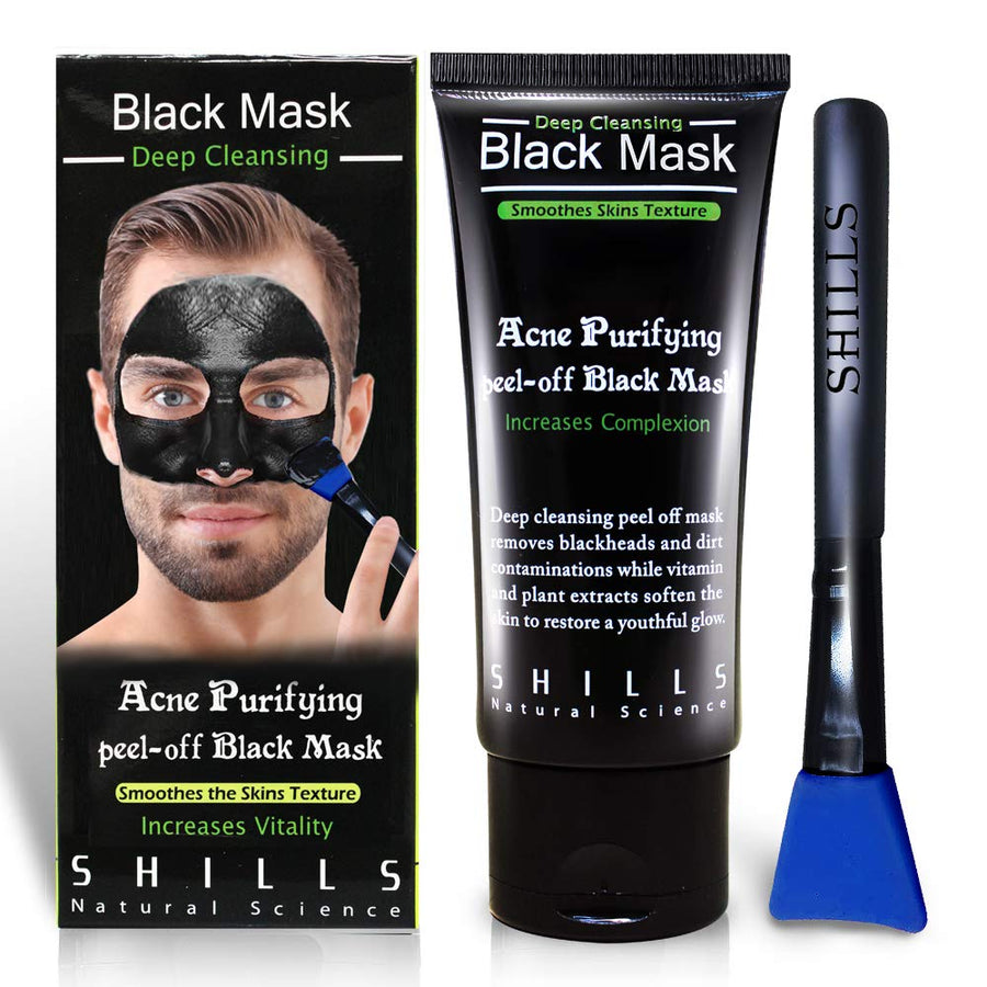 Blackhead Remover, Pore Control, Skin Cleansing, Purifying Bamboo Charcoal, Peel Off Face Mask,1 Bottle(1.69 fl. oz)