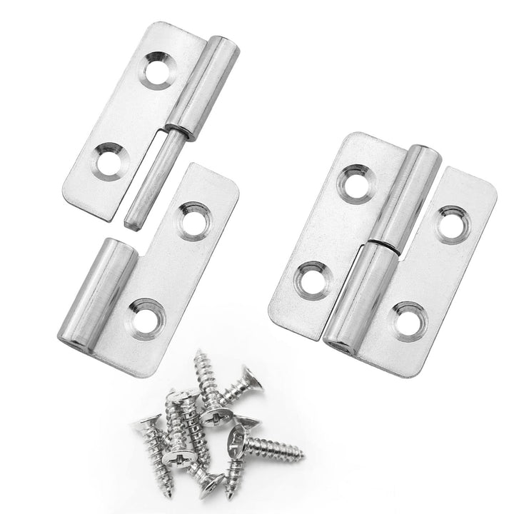 ITROLLE 2PCS 1.5Inch 40x30 304 Stainless Steel Right Ha