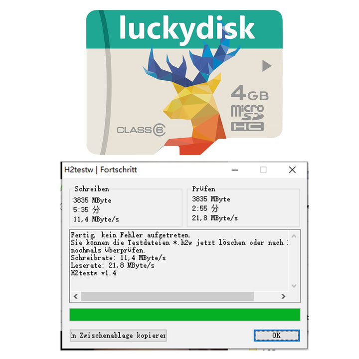 Luckydisk 1GB Micro SD Card Wholesale with Adapter for Android Smartphones and Tablets (2-Pack, 1GB)