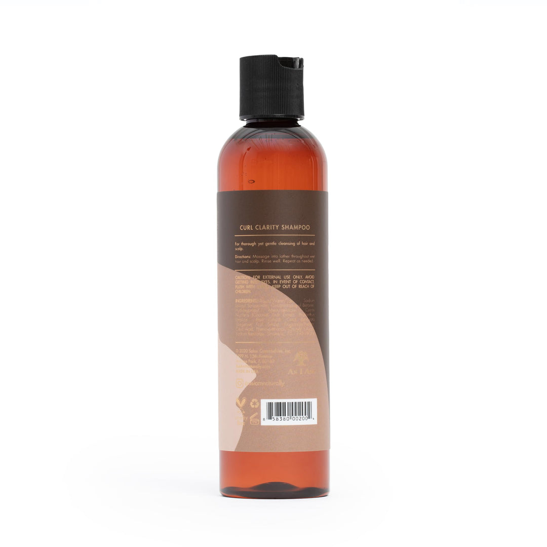 As I Am Curl Clarity Shampoo - 8 ounce - with Coconut, Amla & Tangerine - Gently Cleanses Curly Hair - Vegan & Cruelty Free - Sulphate Free - Parabens Free - Phthalate Free