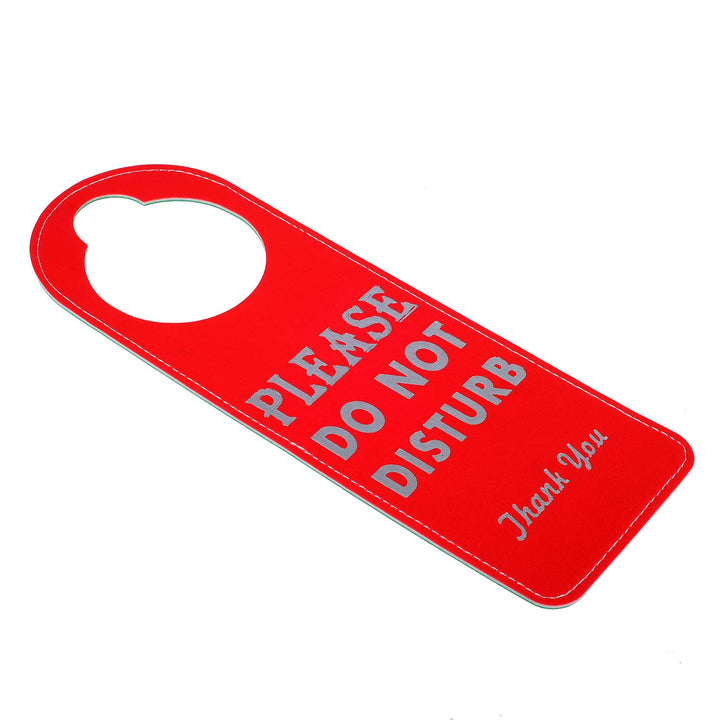 Kichwit Do Not Disturb Door Hanger Sign, 2 Pack Please 