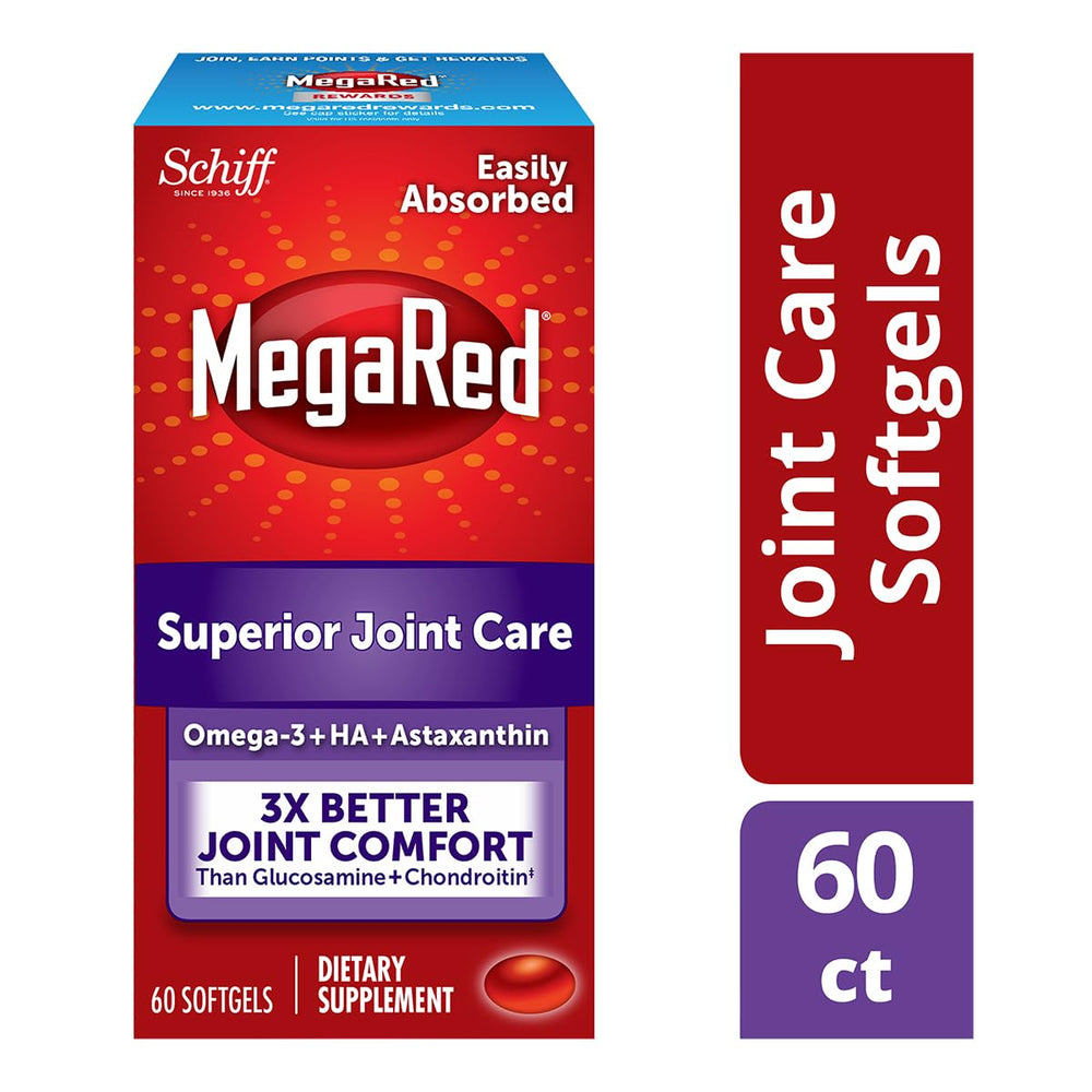MegaRed 353mg Omega-3 Krill Oil Joint Care Supplement w