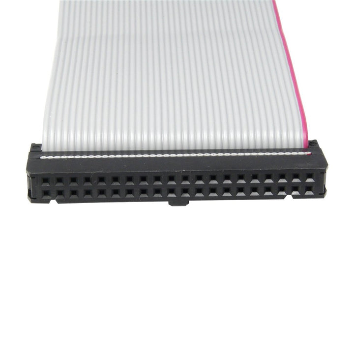 IDE 40-Pin Male to Female Hard Drive Extension Cable 6 inch Flat Ribbon Cord for 3.5 PATA HDD (39 Pin + 1x Empty)