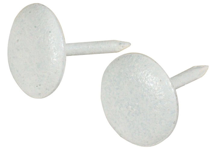532689 Upholstery Nails, White, 25-Pack
