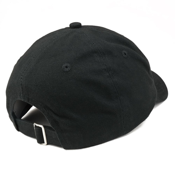 Director Embroidered Soft Cotton Low Profile Dad Hat Baseball Cap - Black
