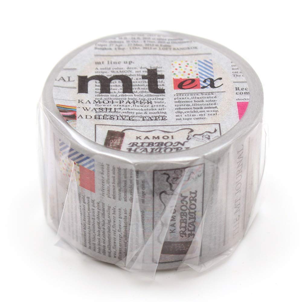 MT Washi Masking Tape Ex English-Language Newspaper (MTEX1P75)
