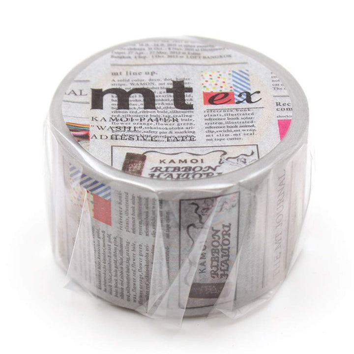 MT Washi Masking Tape Ex English-Language Newspaper (MTEX1P75)