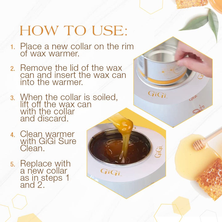 Gigi Clean Collars 50 Count For The 14 Oz Warmer #0810