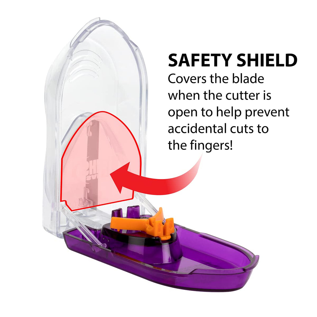Ezy-cut Tablet Cutter - The Next Generation in Pill Splitting! Colors may vary
