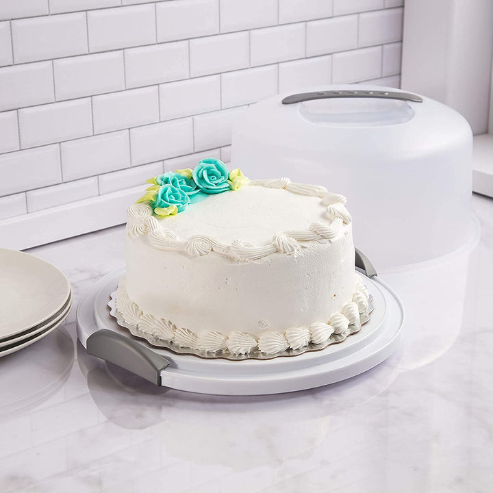 STERILITE Cake Server, 1 pack, White