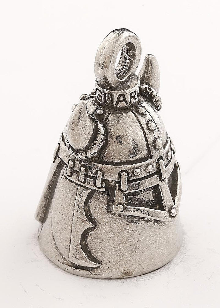 Guardian Bell Viking Good Luck Bell w/Keyring & Black Velvet Gift Bag | Motorcycle Bell | Lead-Free Pewter | Good Luck Gift to Friends & Family | Bike Bell | Made in USA
