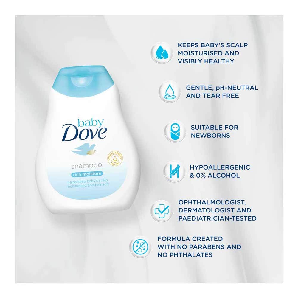 Dove Baby Shampoo Rich Moisture 200 Ml