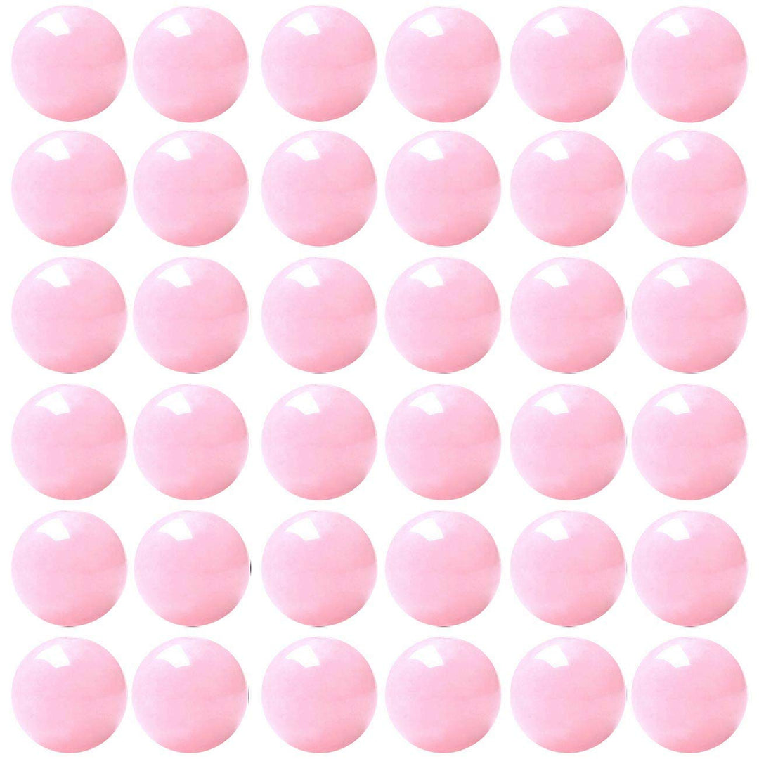 Natural Stone Beads 100pcs 8mm Rose Quartz Round Genuine Real Stone Beading Loose Gemstone Hole Size 1mm DIY Charm Smooth Beads for Bracelet Necklace Earrings Jewelry Making (Pink Rose Quartz, 8mm)