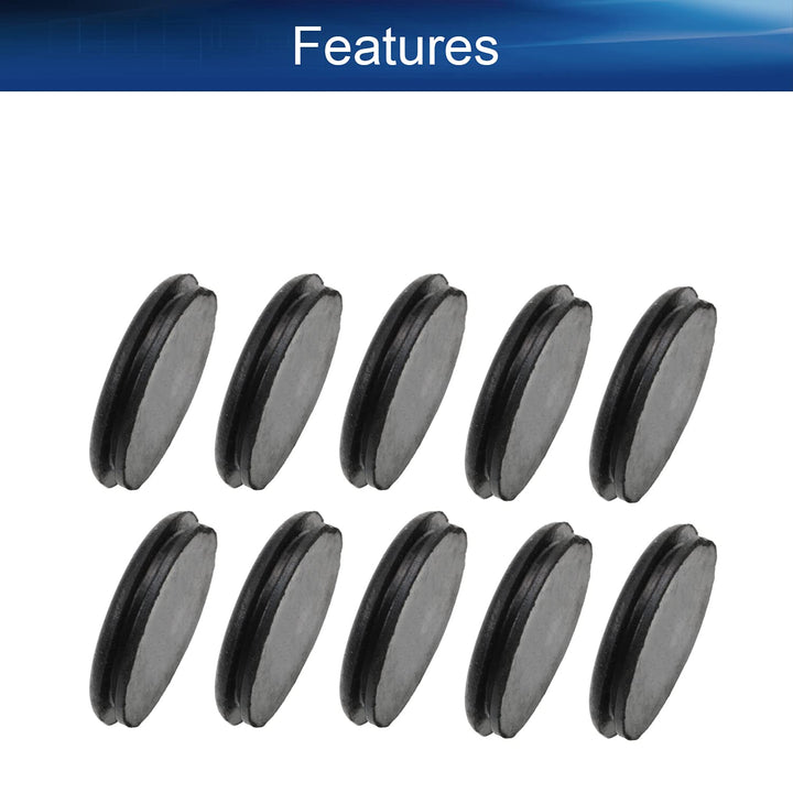 30Pcs Rubber Grommets, 30mm/1.18 Mounting Dia Flexible Wire Protector Hole Plugs, Rubber Grommet Kit Rubber Plugs for Holes, Firewall Plug Grommet, Wiring Cable, Single Sided Coil/Black