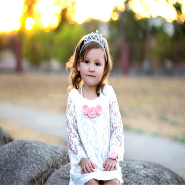 Baby Girl Crown Tiara Headbands Hair Bands Birthday Photograph Gold/Silver