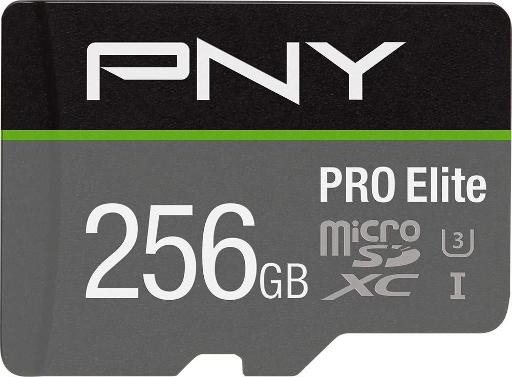 PNY 256GB PRO Elite Class 10 U3 microSDXC Flash Memory 